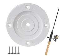 Genérico Rod Holder Cover Gasket, Flexible Fishing Rod Bracket Seal, 5.12x3.94 Inches Multi-Functional Boat Accessory for Casting Support and Deck Protection, Beginners, Enthusiasts