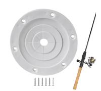 Genérico Rod Holder Gasket, Flexible Seal, Fishing Gear Accessory, Multi-Functional Casting Aid, Ideal for Boat Use, Enthusiasts, Professionals, Beginners, and Adults, Color White