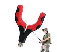 Generico Rod Rest - PRO | Gripper - Support De Repose-Canne À Pêche En V Antidérapant Robuste pour Support De Canne Et Trépied De Pêche | Soporte De Caña | Apoyo Canna | 2026 PRO | Black