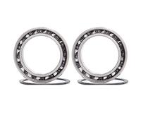 Genérico Rodamientos de cerámica híbridos 6805, 25x37x7mm, repuestos de Soportes Inferiores de Bicicleta, rodamientos de Bolas 6805RS Si3N4, 2 uds. Reemplazo