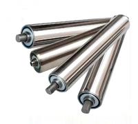 Genérico Rodillo transportador de Acero Inoxidable de 1" a 2" de diámetro y 7,8" a 39,4" de Largo | Repuesto de Movimiento Suave para fábricas y almacenes, Uso Industrial intensivo