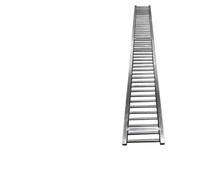 Genérico Rodillo transportador Plegable de Acero Inoxidable para Descarga en almacén, Cinta transportadora para remolques de Servicio Ligero, 20" de Ancho x 9,8 pies de Largo, Rodillos industriales s