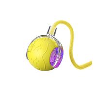 Genérico Rolling Ball Cat Toy, Automatic Puzzle Toy with Rope, Battery-Powered Fun, Interactive Pet Accessory, Perfect for Indoor Cats, Bored Cats, Small and Medium Dogs