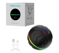 Genérico Rolling Ball Dog Toy, Interactive Pet Ball, USB Rechargeable Thrower, Durable Enrichment Design, Ideal for Small and Medium Dogs, Indoor, Outdoor Play, Exercise 2.62 Inches