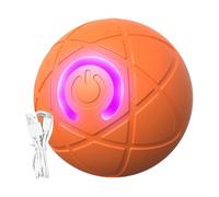 Genérico Rolling Ball Dog Toy | USB Interactive Dog Toy | Rechargeable Dog Ball | LED Light Dog Toy Ball | Automatic Moving Dog Ball Interactive & Engaging Design PC+TPE For Walking Or Traveling