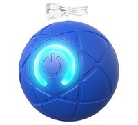 Genérico Rolling Ball Dog Toy | USB Interactive Dog Toy | Rechargeable Dog Ball | LED Light Dog Toy Ball | Automatic Moving Dog Ball Interactive & Engaging Design PC+TPE For Walking Or Traveling