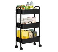 Generico Rolling Carts with Wheels, Tool Cart Organizer, Multi-Functional Rolling Carts, Multi-Functional Storage Trolley for Living Room, Kitchen, Movable Storage Organizer with Wheels