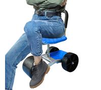 Genérico Rolling Garden Seat - Garden Stool | Mobility Aid Home & Gardens Seat with Wheels Gardening Stool for Planting Heavy Duty Tool Trolley Cart on Wheels Rotating Stools for Outdoor Yard Garage