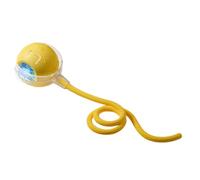 Genérico Rolling Interactive Ball, Cat Toy, Adjustable Unpredictable Motion Smooth Ball Interactive for Bored Indoor Adult Cats, Diameter 5.1cm, Length 40cm, Blue, Yellow, Red, Gray