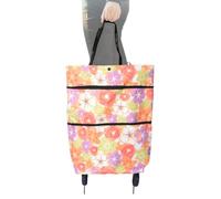 Genérico Rolling Shopping Bag With Wheels - Waterproof Oxford Tote Carrier