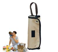 Generico Rollo de herramientas de camping - 12 ranuras enrolladas para herramienta de camping | Tanque de rollo de cubiertos multiusos, portátil para comedor al aire libre, de mesa