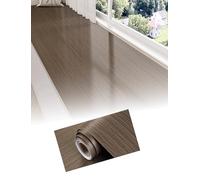 Genérico Rollo de Pegatinas de PVC con veta de Madera for Ventana salediza, Protector de alféizar de Ventana, Autoadhesivo, Impermeable, for baño(Color1,30x500cm/12x195in)