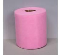 Generico Rollo de Tul 12,5 cm de Altura X 100 MT, Rosa, Bobina
