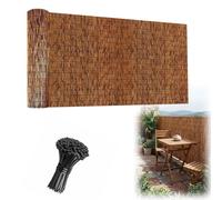 Genérico Rollo De Valla De Caña Pantalla De Privacidad, Protector Visual Transpirable 70 80 90 100 110 120 130 140 150 160cm Valla Natural Cañizo Decorativa para Balcón Piscinas Jardín
