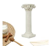 Genérico Roman Pillar Stand,Vintage Figurine Tabletop Sculpture | 3.74x3.74x12.01 Inches Wedding Columns Greek Pillars,for Home Kitchen Dining Table Garden Wedding Ceremony Event Party