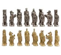 Genérico Romans VS Barbarians Set Solid Metal Chess Pieces New