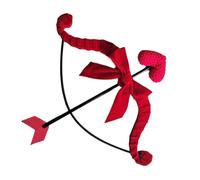 Genérico Romantic Cosplay Props - Bow Accessory For Valentines Role Playing | Soft Fabric With Red Pink Colors, Costume Prop Set For Boyfriends Girlfriends School Play Church Stage Performance