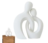 Genérico Romantic Lover Figurine - Artistic Resin Ornament, Shelf Accent, Elegant Home Decoration Piece | Couple Bedroom Living Area Display, Table Centerpiece Wedding Gift Keepsake