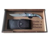 Genérico Roncero Navaja Albacete Teja Digital Circuito electronico 8,5 cm.Funda. Personalizada con tu Nombre.