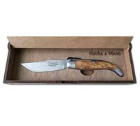 Genérico Roncero Navaja Teja Albacete Olivo 8,5 cm. Albacete Personalizada con tu Nombre.