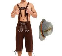 Generico Ropa Alemana para Hombres para,Traje De De La Cerveza - Traje Bávaro Para Festival De Cerveza Eventos Culturales Alemanes y Encuentros Familiares Regalos Para Padre y Novio