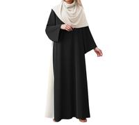 Genérico Ropa de Oración para Mujeres con Hijab y Rosario Ropa Musulmana para Mujeres Conjunto de Vestido Largo Musulmán Turco Abaya Jilbab Burka Islámica Ramadán