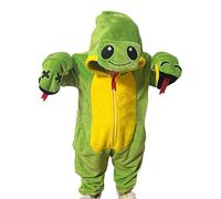 Genérico Ropa De Serpiente Para Niños,Disfraz De Serpiente Para Adultos,Disfraz de serpiente animal de dibujos animados | Pijamas cálidos de invierno con serpiente de Año Nuevo, ropa de dormir de Coz