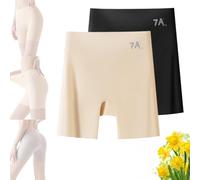 Genérico Ropa Interior de Lunares Xin,Ropa Interior Segura 7a for Mujer,Ropa interiors Choosemuc Cintura Alta Seda Hielo,Control Abdomen Levantamiento glúteos(2PCS-C,XL)