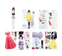 Genérico Ropa Magnética - de Papel de Traje | Ropa de | Vestido de Traje Magnetic Princess Paper Dolls Coupes, colorido de Papel magnético Puzzles para l
