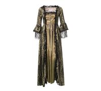 Genérico Ropa Medieval para Damas Vestidos de Princesa del Renacimiento Ropa Barroca Rococó Lolita Vestidos Victorianos de Reina Largos Elegantes Línea A