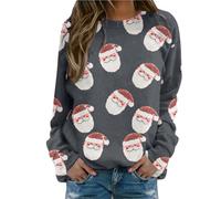 Genérico Ropa Mujer Elegante - Suéter Navideño de Cashmere Sintético con un Pequeño Diamante de Estrás, Elegancia Discreta para una Cena Familiar Elegante en Nochebuena