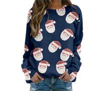 Genérico Ropa Mujer Elegante - Suéter Navideño de Cashmere Sintético con un Pequeño Diamante de Estrás, Elegancia Discreta para una Cena Familiar Elegante en Nochebuena
