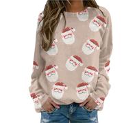Genérico Ropa Mujer Elegante - Suéter Navideño de Cashmere Sintético con un Pequeño Diamante de Estrás, Elegancia Discreta para una Cena Familiar Elegante en Nochebuena