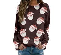 Genérico Ropa Mujer Elegante - Suéter Navideño de Cashmere Sintético con un Pequeño Diamante de Estrás, Elegancia Discreta para una Cena Familiar Elegante en Nochebuena