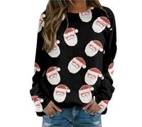 Genérico Ropa Mujer Elegante - Suéter Navideño de Cashmere Sintético con un Pequeño Diamante de Estrás, Elegancia Discreta para una Cena Familiar Elegante en Nochebuena