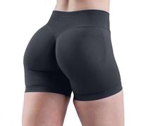 Genérico Ropa Mujer,High Waist No Front Seam Soft Hidden Butt Scrunch Shorts Yoga Workout Gym Shorts Calcetines De Dedos Yoga