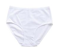 Genérico Ropa Mujer Interior Bragas Sin Mujer Altas Ropa Interior de algodón de Talle para Mujer, Calzoncillos de algodón Transpirables de tamaño para Braga BrasileñA Mujer Spray (White, XL)