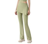 Genérico Ropa Mujer,Leggings Transpirables Desmontables para con Cintura Alta, elásticos, y cómodos, Pantalones de Fitness respetuosos con la para Yoga y Deportes. Mallas Embarazada (Green, L)