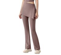 Genérico Ropa Mujer,Leggings Transpirables Desmontables para con Cintura Alta, elásticos, y cómodos, Pantalones de Fitness respetuosos con la para Yoga y Deportes. Mallas Embarazada (Rose Gold, M)