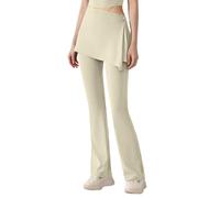 Genérico Ropa Mujer,Leggings Transpirables Desmontables para con Cintura Alta, elásticos, y cómodos, Pantalones de Fitness respetuosos con la para Yoga y Deportes. Mallas Embarazada (Light Yellow, M)