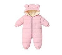 Genérico Ropa para La Nieve NiñAs,Traje BebéS Y NiñAs Traje De Nieve con Capucha Mono Abrigo Prendas De Vestir Acolchadas Chaqueta Ropa De Nieve