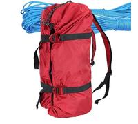Genérico Rope Bag, Professional Rock Bucket, 7,87 x 8,66 en Lightweight Hiking Gear, Diseño auténtico, Arborist Equipment for Mountaineering, Camping, Outdoor Adventures, rojo, Se référer au