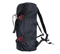 Genérico Rope Bag, Professional Rock Rope Bucket, Lightweight Hiking Gear, Reusable Arborist Equipment, Ideal for Mountaineering, Camping, Hiking, Outdoor Adventures, (Black/Red/Orange)