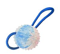Genérico Rope Ball Dog Toys, Interactive Squeaky Tug Toy, Adorable Small Training Dogs Ball, Bite Resistant Pet Balls with Ropes for Chewing and Trainings Playtime, 2.36x2.36 Inches