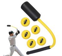 Genérico Rope Bat - Portable Softball Training Lightweight Durable | Hitting Ball Rhythm Rope Adjustable | Teenagers Adults Women Men Beginner Home Indoor Outdoor Yard Court