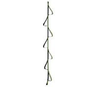 Genérico Rope Ladder - 78.74inch Climbing Aid Ladder | Stainless Steel Hook - Wear Resistant Rope Reflective Strip 200kg Load Capacity Ideal For Kids Outdoor Climbing Training High Altitude Use