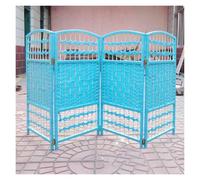 Genérico Rosa 5 Panel Room Divider Freestanding Woven Woven Screen Portable Folding Privacy Partition for Bedroom Office Living Space Easy Storage Durable Craft Paper Rattan Design