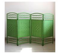 Genérico Rosa 5 Panel Room Divider Freestanding Woven Woven Screen Portable Folding Privacy Partition for Bedroom Office Living Space Easy Storage Durable Craft Paper Rattan Design