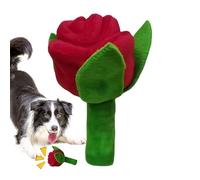 Genérico Rose Dog Toy Plush Squeaky For Puppies | Plush, 10cm Or 25cm | Teeth Grinding & Interactive Chew Toy For Small Dogs | Promotes Healthy Play