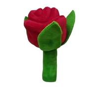 Genérico Rose Dog Toy, Plush Squeaky Teething Chew, Interactive Flower Dog Toy with Soft Fabric, Puppy Play and Chew Gadget, Birthday Holiday Calming Boredom Puppy Companion Usage